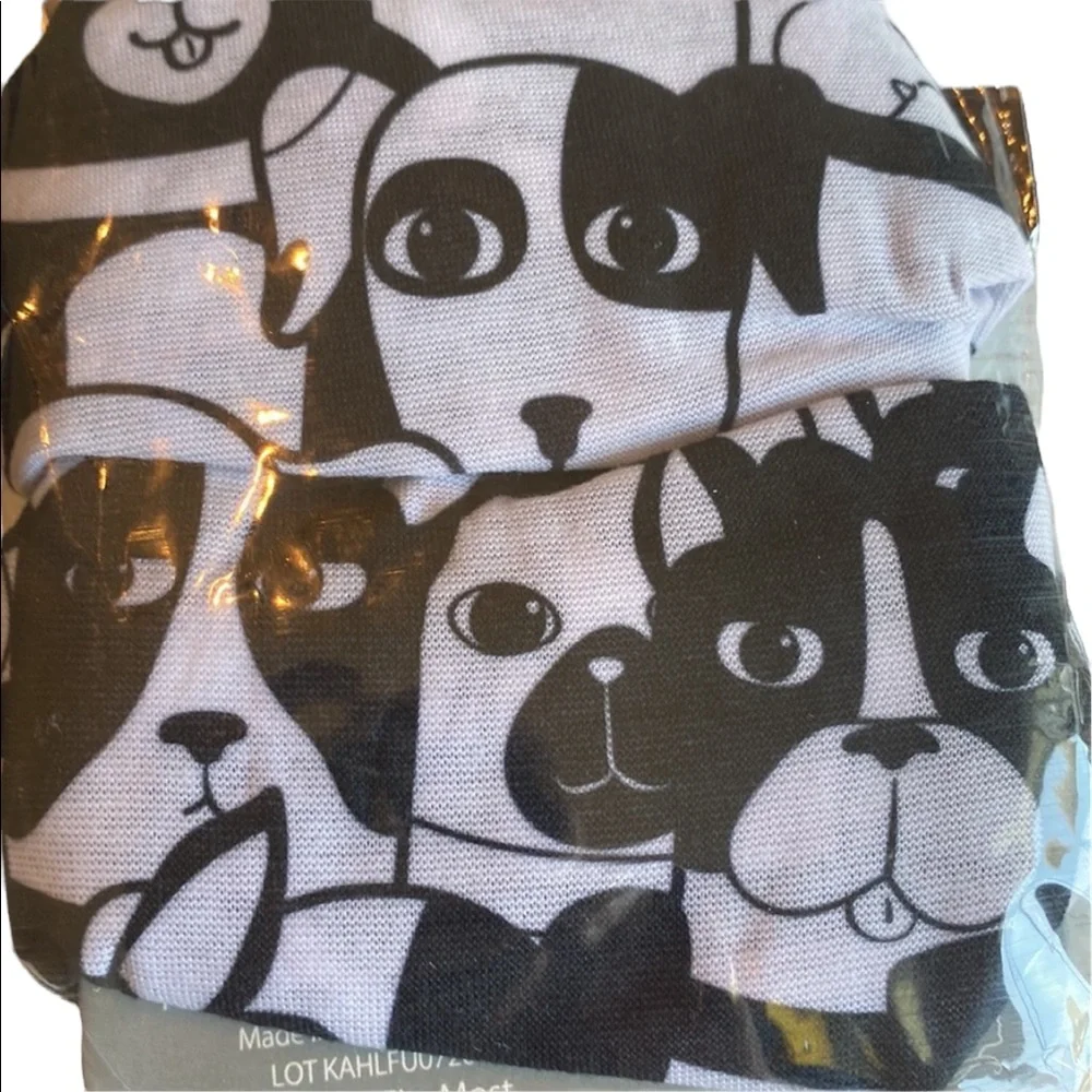 4/$20!!! Wide Head Dog Print Buff